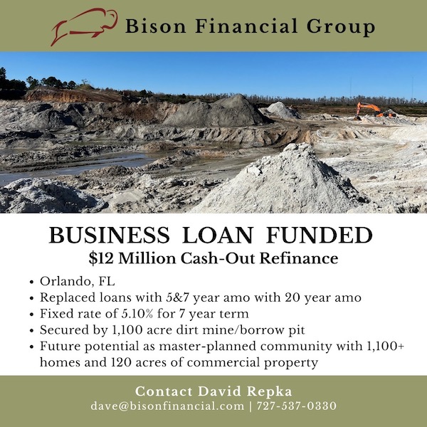 $12 Million Cash-Out Refinance Business Loan